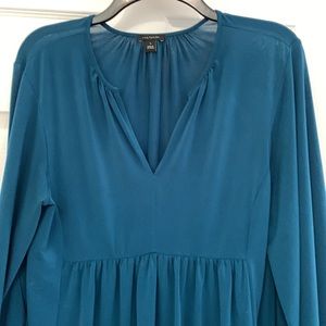 Ann Taylor Top- Teal Green